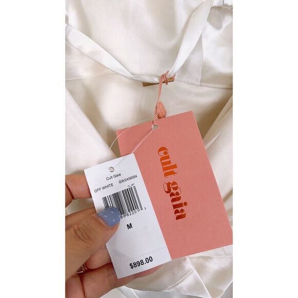 Cult Gaia KIRYA GOWN white M - Picture 10 of 16